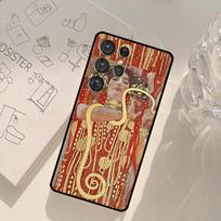 Kiss by Gustav Klimt Phone Case For Samsung Galaxy S21 S22 S23 S24 S25 S26 Ultra S10 Plus S25 FE S20 FE Back Cover Galaxy S25 FE