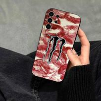 M-MonsterES F-Fashion Design Phone Case For Samsung S25,S24,S21,S22,S23,S30,Ultra,S20,Plus,Fe,Note,10,9,5G Black Cover Samsung S30plus5G