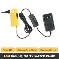 Low Noise 12V Small Water Pump Self-priming Water Pumping Station Booster Pump  Household Yellow Without Hose