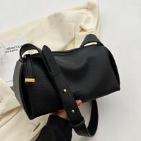 Pillow Bag PU Dumpling Bag Large Capacity Shoulder Bag Lichee Pattern Crossbody Bag  Outdoor juoda