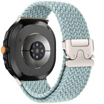 Parachute Strap For Galaxy Watch 8/8 classic 46mm 44mm 40mm Braided replacement belt Sport Bracelet correa Galaxy watch 8 Band Galaxy watch 8 44mm šviesiai mėlyna spalva