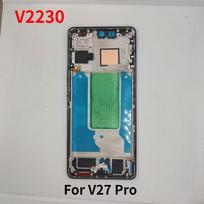 Middle Frame For Vivo V27 Pro V2230 LCD Front Frame Housing Bezel With Side Button Repair Parts juoda
