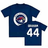 Off-Campus Briar University Hawks Graham No. 44 Jersey Shirt Cotton Unisex 2026 Summer New Men's O-neck Streetwear Tshirt 4XL