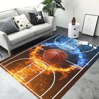 Sporto KREPŠINIO Futbolo Aikštės Kilimas Svetainei Namų Dekoras Vaikų Žaidimų Neslystanti Zona Kilimėliai Miegamojo Pėdos Pagalvėlė 40x60cm