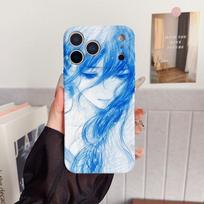 Cute anime girl cartoon phone case for iphone 17 pro max 16 plus 15 14 13 11 silicone back cover for iphone 12 xr shell bumper iPhone 8 Plus
