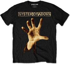 System of a Down Hand Heavy Metal Rock Official Tee T-Shirt Mens Unisex (Medium) Black S įvairiaspalvis