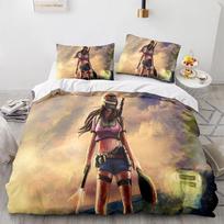 PUBG Bedding Set Single Twin Full Queen King Size Game PUBG Bed Set Aldult Kid Bedroom Duvetcover Sets 3D Print Men/women 200x200cm