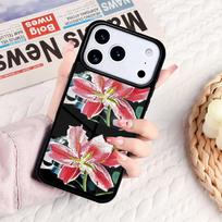 Colorful Flower Lily Phone Case For IPhone 17 16e 15 14 13 12 11 Pro Max Air Mini Soft Protective Cover iPhone 15 Plus