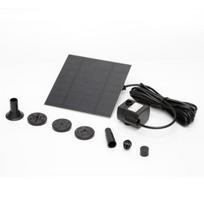 110x110mm Square Solar Powered Bird Bath Vertical Stream Water Pump Fountain