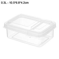 Picnic Snack Meal Storage Container Flip cover Bento Box Food Prep Lunch Box Dinnerware Camping Tableware for Kids School