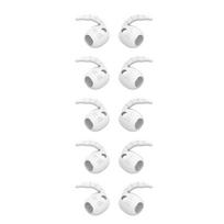 5 poros atsparios smūgiams ausinių antgaliai, silikoniniai ausų dangteliai, skirti Samsung Galaxy Buds 4 Pro ausinių priedams 5 Pairs juoda