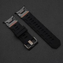 Rubber Silicone Strap for Samsung Galaxy Watch Ultra 47mm Luxury Men Sport Band Galaxy Ultra 2025 No Gaps Curved End Bracelet Galaxy Ultra 47mm