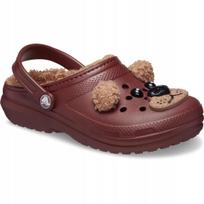 Crocs Classic Lined Iam Brown Bear Clog Kids T  210019 |C6 I Eu 22-23| Dark Clay