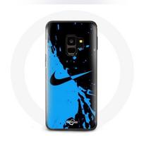 Case - Nike - Samsung Galaxy S9 - Soft - Sporty - Blue and Black Logo juoda