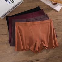 4Pcs Women's Panties Cotton Seamless Sports Boxers Underwear Female Solid Color Briefs Cozy Lingerie Intimate Underpants S-XXL S