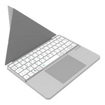 OLOEY Leather Touch Foldable Bluetooth Keyboard sidabras