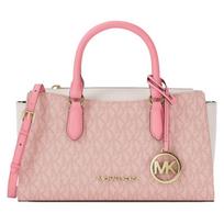 Michael Kors MK Arden Monogram Crossbody Bag Women handbags Pink Cream 35S6G4XM5B-640 Basic Set (Bag+Dust Bag)