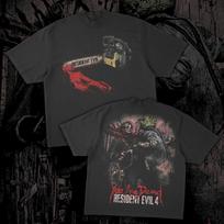 2026 Resident Evil 4- Saw Printed Short Sleeve, Men's and Women's Summer Cotton Comfortable Loose Fashion Roundneck Top T-shirt 4XL