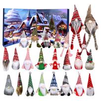 2025 Christmas Gnome Holidays Advent Calendar Christmas Advent Calendar with Surprise Toys Christmas Countdown Calendar for Kids 225x215x90mm