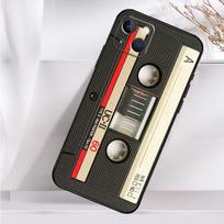 Kasetės Mix Tape telefono dėklas iPhone 16 15 14 13 12 11 Pro Max Mini X XR XS Max 7 8 Plus galinis dangtelis iPhone 7 8