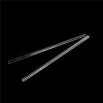2Pcs Glass Transparent Lab Use Stir Glass Stirring Rod Laboratory Tool 6*200mm
