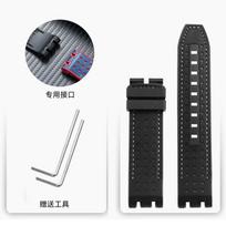 for Tissot T-sport Racing T115.417 Moto GP Cowhide Rubber Watch Strap - Premium Replacement Band for Men & Women, Racing Style 22mm
