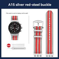21mm Nylon watch strap For SWATCH YVS400 YVS420 YVS451 YVS454 YVS404 Canvas strap Modified Watchband bracelet Accessories 21mm