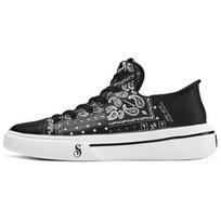 Skechers Snoop Dogg Soft Comfortable Low-Top Casual Shoes Men sneaker Black 251017-BKW 41