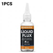 MIRAVEXL No-Clean Liquid Soldering Flux Welding Fluid for Stainless Steel Copper Nickel Iron 18650 Battery PCB Metal Repair Tool
