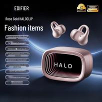 EDIFIER Halo Clip Open-Ear Bluetooth Earbuds rožinio aukso spalvos