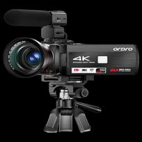ORDRO Z36 4K HD Handheld Digital Camcorder with Night Vision (CN version) 4K 64MP (No Card) standartinio leidimo spalva/juoda spalva