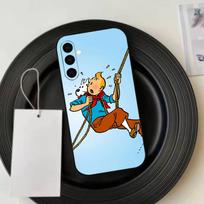 CUTE K-Kirby GYM  Phone Case Black Silicone Soft For Samsung Galaxy A73,A72,A71,A70,A53,A52,A51 Samsung a31