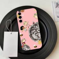 Cartoon C-Charlie and L-Lola   Phone Case For Samsung Galaxy A73,A72,A71,A70,A53,A52,A51,Soft Silicone Black Cover Samsung a41