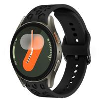 Engraved Strap For Samsung Galaxy Watch 7 FE 6 4 5 pro Silicone Leopard No Gaps Bracelet correa Galaxy Watch6 Classic 20mm band Galaxy Watch7 44mm juoda