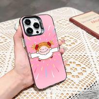 Coco-chan Phone Case For iPhone 17,16,15,14,13,12,11 Plus,Pro Max,XS,Colored silver phone case iPhone17PRO