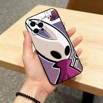 H-Hollow Knight Silksong Cool    Phone Case For iPhone 17,16,15,14,13,12,11 Plus,Pro Max,XS,Soft Silicone Black Cover iPhone14Plus