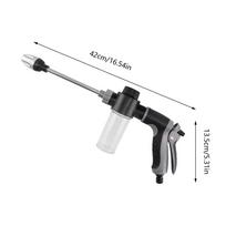 Garden Hose Sprayer High Pressure Adjustable Nozzle Sprayer Lawn Watering Nozzle For Lawn Outdoor Backyard Patio Deck Car raudona
