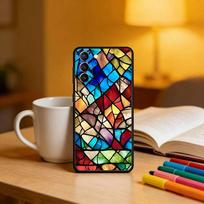 C-Colorful G-Glass Phone Case For Samsung S25,24,23,22,30,21,10,9,Ultra,Plus,Lite,FE,4,5 G Soft Black Case Samsung S22plus5G