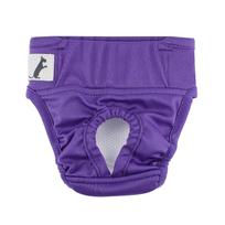 Polyester Dog Physiological Sanitary Pant Comfortable Dog Underwear Briefs  Anti Harassment S violetinė
