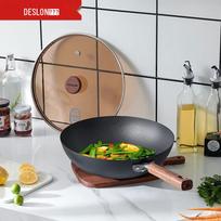 DESLON Pure Iron Uncoated Wok