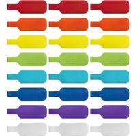 24pcs Waterproof Desktop Cable Organizer Reusable Wire Cord Tags  Cord Identification 24pcs