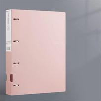 Morandi Color Binder Folders Waterproof Loose-leaf Folder A4 File Display  Office Accessories rožinė