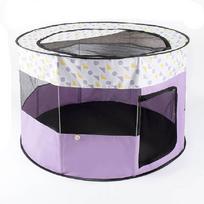 Foldable Cat Birth Room Pet Tent Oxford Cloth Waterproof Cat Healing House Dog Kennel Cat Nest Pet Supplies Purple,S
