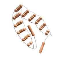 Wooden Massage Roller Rope Relaxation Body Massage Tool SPA Lymphatic Drainage Massager  Neck Style B