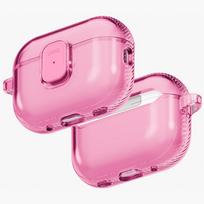 Etui Uniq Glase Pro Do Airpods Pro 3 Lock Case Różowy