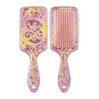 Portable Plastic Hair Comb Anti-static Scalp Care Scalp Massage Comb Salon Hair Brush Daily Use rožinė