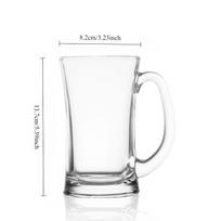 Creative Transparent Beer Glass Multiple Styles of Beer Glasses High End Wheat Beer Glass Water Bottle Home Tea Mug with Handle 1pcs