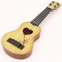 Adjustable String Knob Ukulele Musical Instrument Toy 4 Strings Small Guitar Toy  Beginners 38cm riešuto spalva
