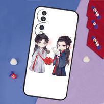 WORD OF HONOR Chibi Case For Honor Magic 7 5 6 Lite Honor X9b X9a X8b X8a X8 X9 X9c 50 70 90 Lite 200 Pro Cover Honor X8a
