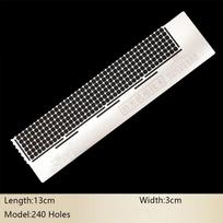 Stainless Steel DIY Diamond Painting Cross Ruler Solid Color Diamond Painting Tools Cross Stitch Tools Square Ruler